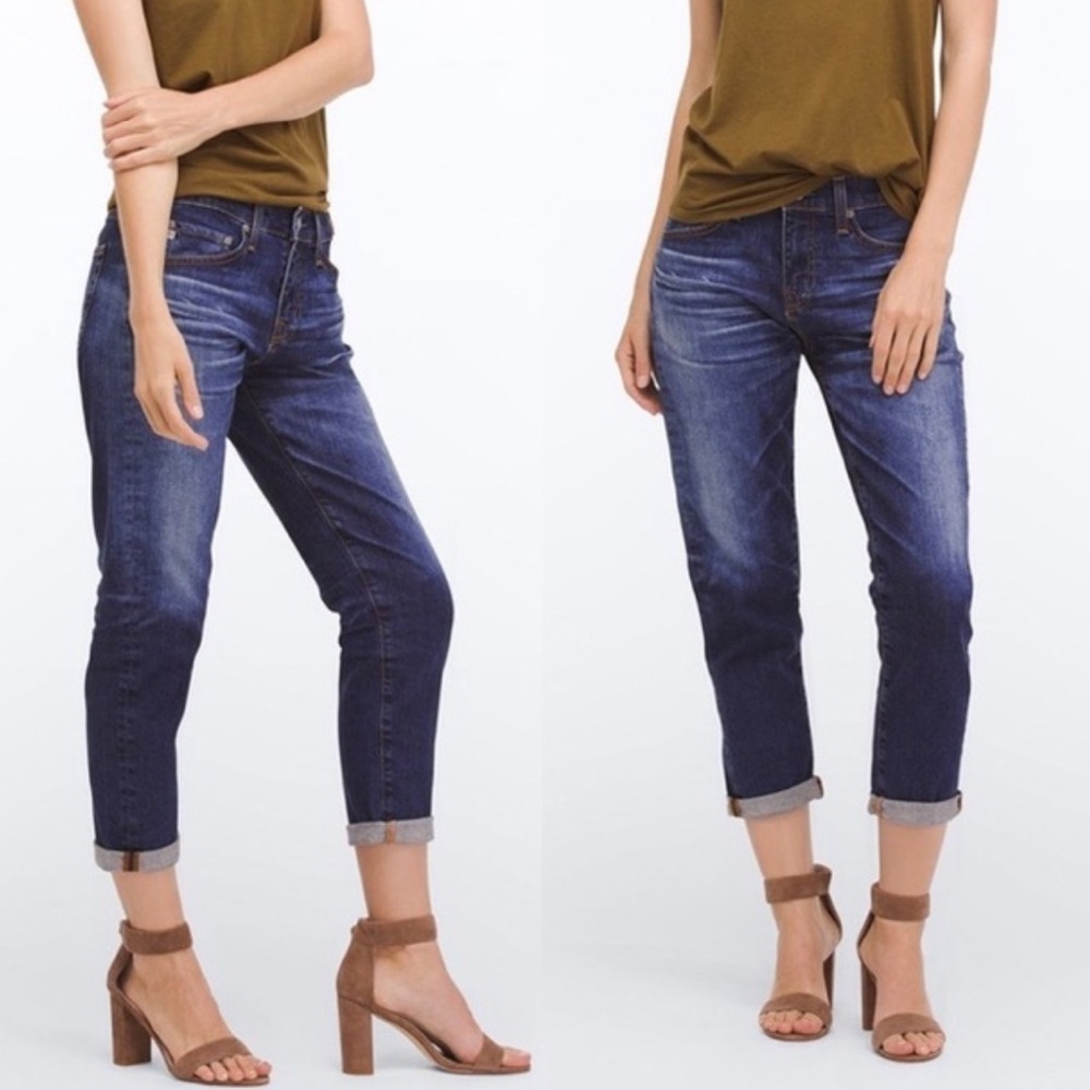 AG Ex-Boyfriend Slouchy Slim Jeans Wick Denim Casual Women’s Size 24